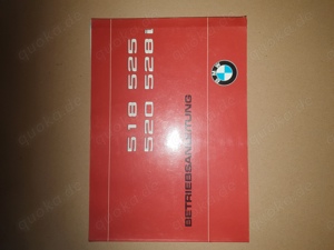 BMW E 12 518, 520, 525, 528i Betriebsanleitung VIII 79 Bild 1