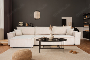   ECKSOFA NEU Sofa Couch Schlaffunktion Cord Verschiedene Farben 