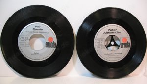 2 x 7" Vinyl Single: Peter Alexander - Delilah - Ein Schloß auf dem Mond