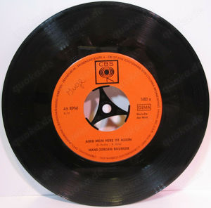 Hans-Jürgen Bäumler - 7" Vinyl - Aber mein Herz ist allein - Viel zu groß ist meine Liebe