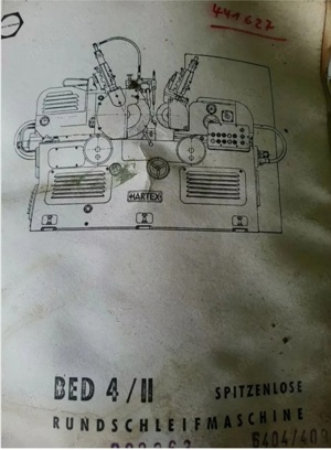 Rundschleifmaschine Hartex,Schleifmaschine,Spitzenlose Rundschleifmaschine, Bild 10