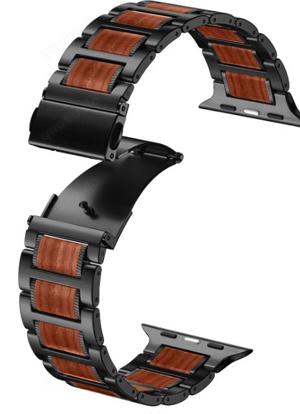 Exquisite Holzarmband für Apple Watch für Series 1 2 3 4 5 6 7 8 Bild 5