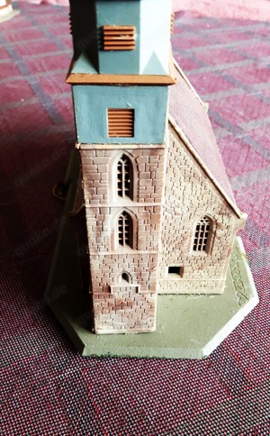 Modellbau Kibri 141 Kirche Dom mit Innenbeleuchtung HO Bild 6