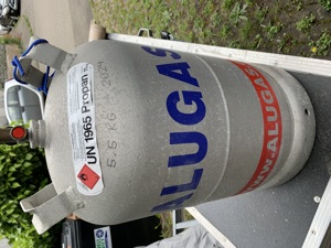 Alu-Gasflasche leer, 11 kg