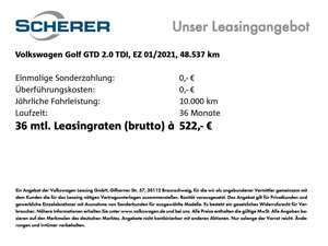 Volkswagen Golf VIII GTD 2.0 TDI DSG IQ.LIGHT NAVI PDC Bild 2
