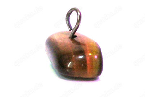 Tigerauge - Edelstein - Anhänger ohne Kette - gut erhalten Bild 4