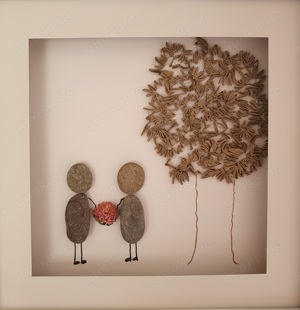 Steinbild, Handgefertigt, Unikat  Bild 4