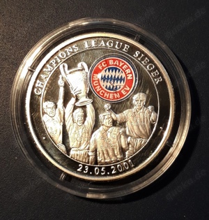 FC Bayern Champions League Sieger 2001 -Göde Münze-