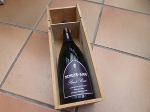 Magnumflasche Sekt Menger-Krug Pinot Brut 1,5L  in Holzkiste