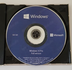 CD.  Windows 10 Pro 64 Bit mit Lizenz Gegenangebot
