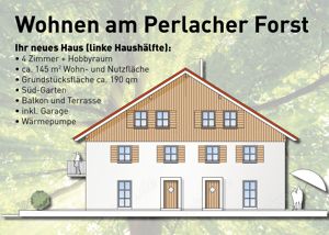 NEUER PREIS -9% Grün u. Ruhig: Schöne Neubau-Doppelhaushälfte am Perl Forst- Provisionsfrei v. Priv. Bild 2