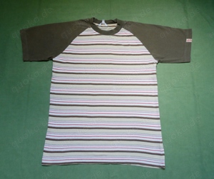 Shirt geringelt  Gr 146 152   kurzarm