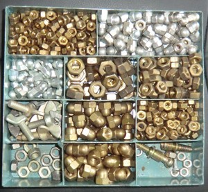 Messingmuttern M6, M8 & M10 - Normal-, Flach- & Hutmuttern Bild 4