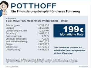 Volkswagen e-up! Move PDC Maps+More Winter Klima Tempo Navi Bild 2