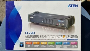 CubiQ 4 Port USB 2.0 DVI KVMP Switch