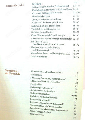 Buch - Schlemmertopf - Herzhaftes für Feinschmecker - Oetker - 1971 Bild 6