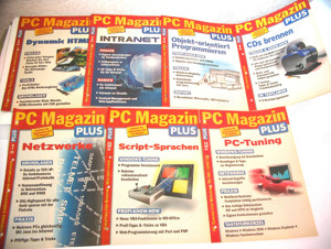 PC Magazin Plus - 7 Ausgaben aus 2001 - gut erhalten