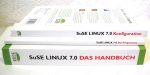  3 Bücher: SuSE LINUX 7.0 Das Handbuch + Programme + Konfiguration - ohne CD   DVD  Bild 2