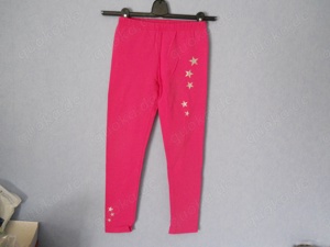 Mädchen Leggins pink mit Sternen 140