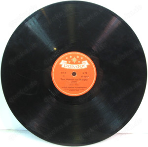 Schellack Platte: Gerhard Wendland - Der Himmel war noch nie so blau - Zwei Matrosen aus Schanghai Bild 3