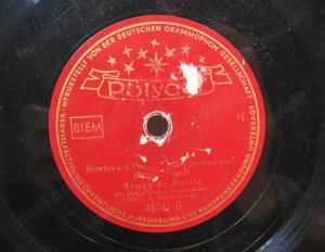 Schellack Schallplatte: Benny de Weille - Schuhputzboy   Wundervoll - Polydor Bild 2