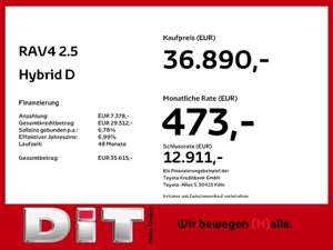 Toyota RAV 4 RAV4 2.5 Hybrid D Team Deutschland Klima Kamera Bild 4