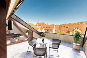 Außergewöhnliche 4 Zimmer Maisonette-Wohnung | Traumhafte Aussicht | Großes Potential | Esslingen