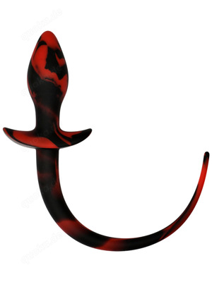 Tail Analplug - Rot Schwarz Bild 3