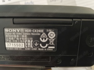 Sony digital HD HDRCX240 B
