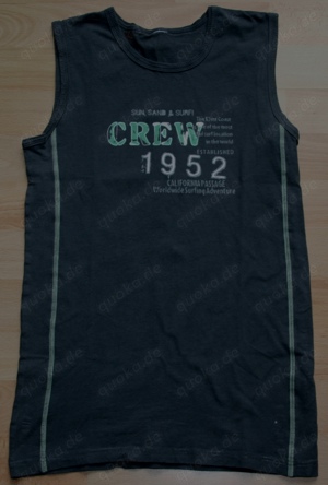 NEU - Achsel-Shirt - Top - Größe 164 - Unterhemd - "Crew 1952"