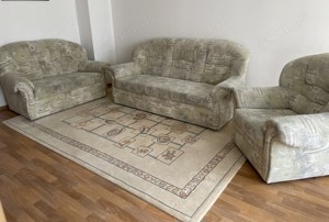 Sofagarnitur, Polstergarnitur, Couch, Sofa 3er, 2er, 1er Bild 2