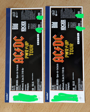 2 Tickets AC DC Dresden 19.06.2024