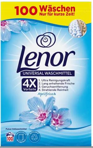 Lenor Vollwaschmittel Pulver Aprilfrisch schnell auflösend 100 WL