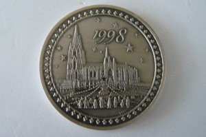 MEDAILLE WEIHNACHTSTALER 1998, Material 999 1000 Feinsilber 20 Gramm