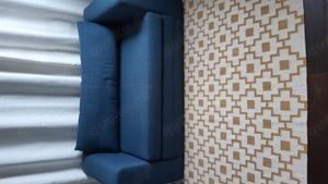 Kleines blaues Schlafsofa (IKEA) , neuwertig, zu verkaufen