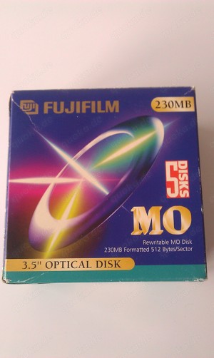 MO Optical Disc 230MB Fujifilm 90er Jahre vintage PC Amiga neuwertig