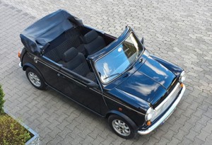 Oldtimer Mini Cabriolet mit H-Kennzeichen