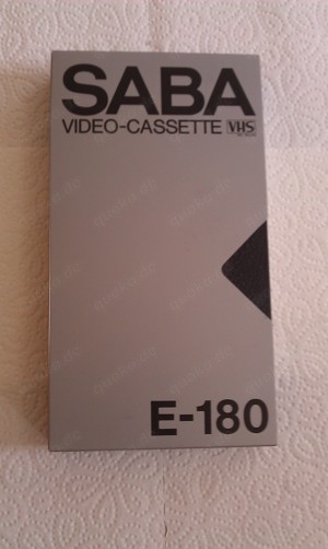 SABA Videokassette VHS 80er Jahre vintage Video seltenes Stück