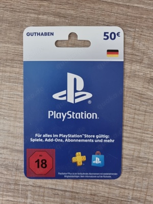 Playstation Guthaben 50 