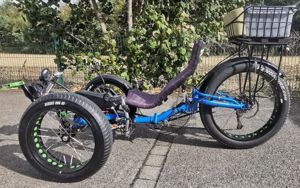 Trident Trike Trekker Fatbike Liegerad mit E-Antrieb 20 26 Zoll E-Dreirad