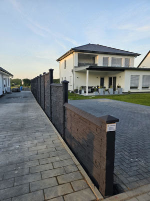 60m Betonzaun inkl. Lieferung Sichtschutz MONTAGE möglich -10% Bild 6