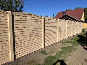 60m Betonzaun inkl. Lieferung Sichtschutz MONTAGE möglich -10% Bild 10