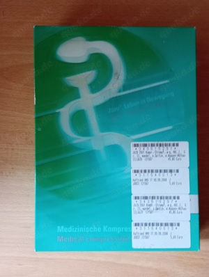 Medizinischer Kompressionsstrumpf JUZO 2001 a-g KKL. 1 Gr mandel o. Spitzen m. Noppen-HB hau II JUZO