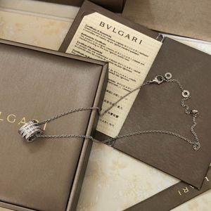  Authentic Bvlgari Necklace B Zero Au750 18K White gold Diamond Halskette Bild 5