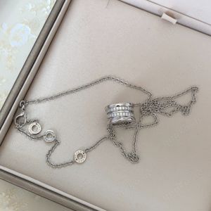  Authentic Bvlgari Necklace B Zero Au750 18K White gold Diamond Halskette Bild 4