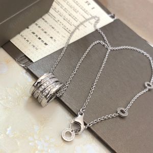  Authentic Bvlgari Necklace B Zero Au750 18K White gold Diamond Halskette Bild 2