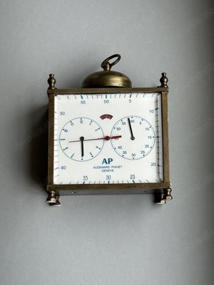 Reisewecker gez. Audemars Piguet Vintage Clock Alarm Watch Rare AP Geneve