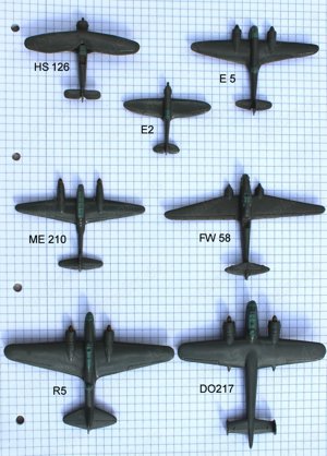 Wikingflugzeugmodelle aus dem 2. Weltkrieg