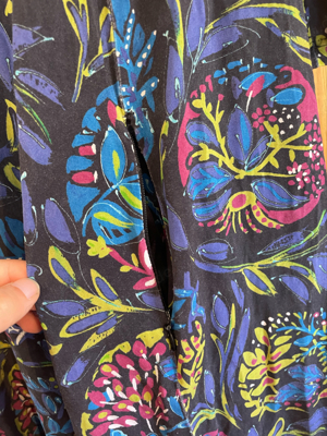 Buntes Kleid von Lox, Größe 46, Reißverschluss Bild 3