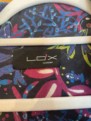 Buntes Kleid von Lox, Größe 46, Reißverschluss Bild 6